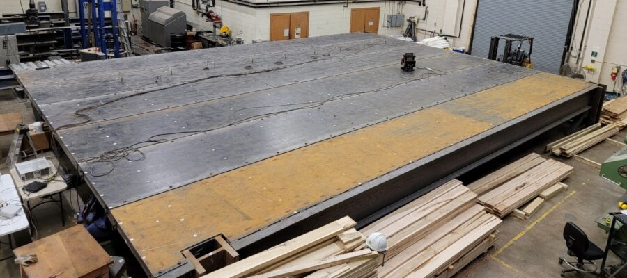 FastFloor C Vibration Testing Specimen at WVU